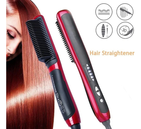 Escova Anion Alisadora De Cabelo Básica Elegante Chapinha - Imagem 2