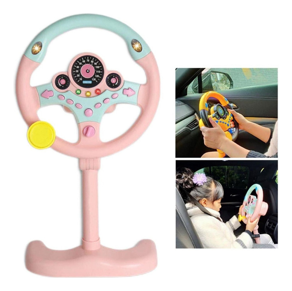 Volante Simulado Para Controle De Direção Infantil Com - Imagem 14