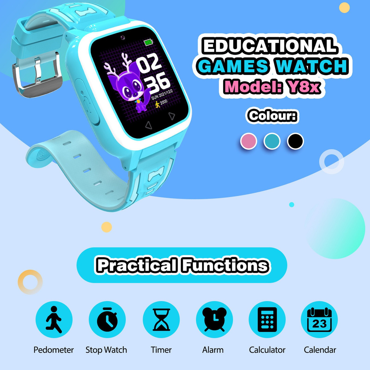 Smartwatch Infantil Com Cartão Sim Para Meninos E M - Imagem 4