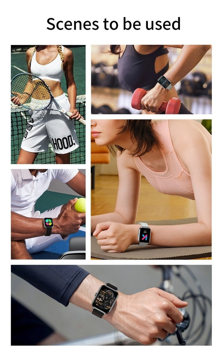 Relógio Inteligente Smatwatch Ku6 De 1,91 Polegadas Com Nfc - Imagem 9