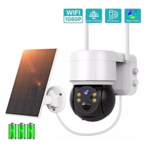 Allyson Câmera Solar Hd Wifi 1080p Ptz Security Camcorder Hg