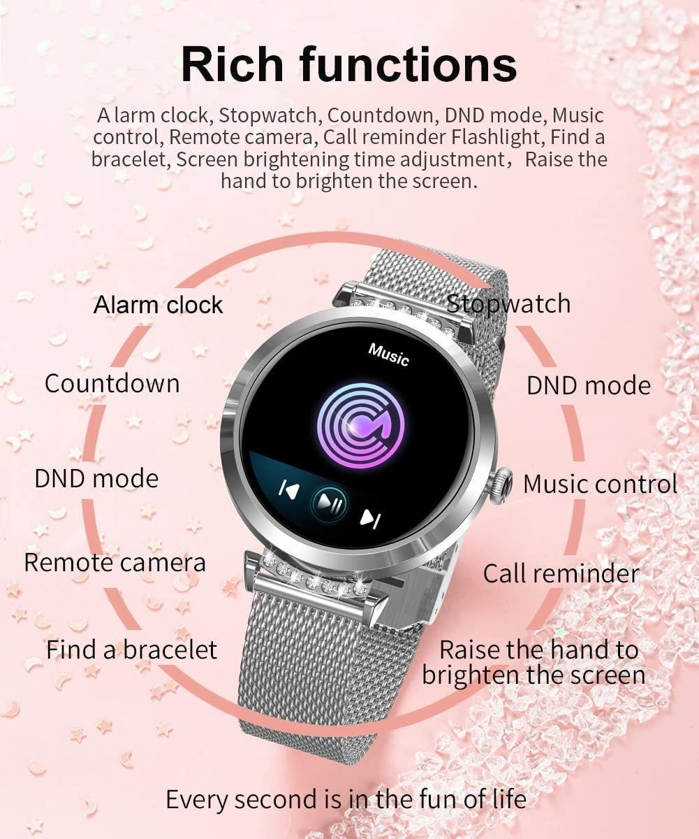 Rastreador De Atividades Esportivas Femininas Smart Watch - Imagem 11