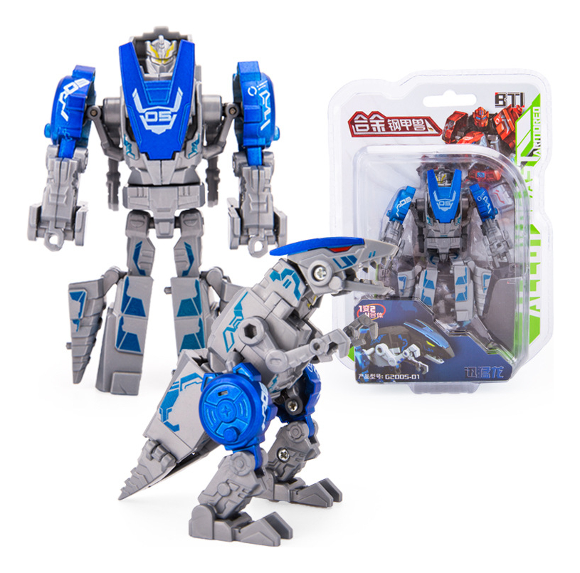 Toy Alloy Car Robot Brinquedo Infantil Transformando Robot B - Imagem 6