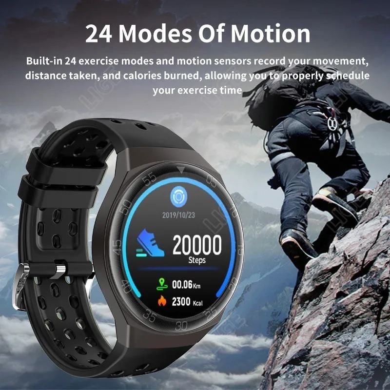 Smartwatch Bluetooth À Prova D'água Par Homens Lige - Imagem 11