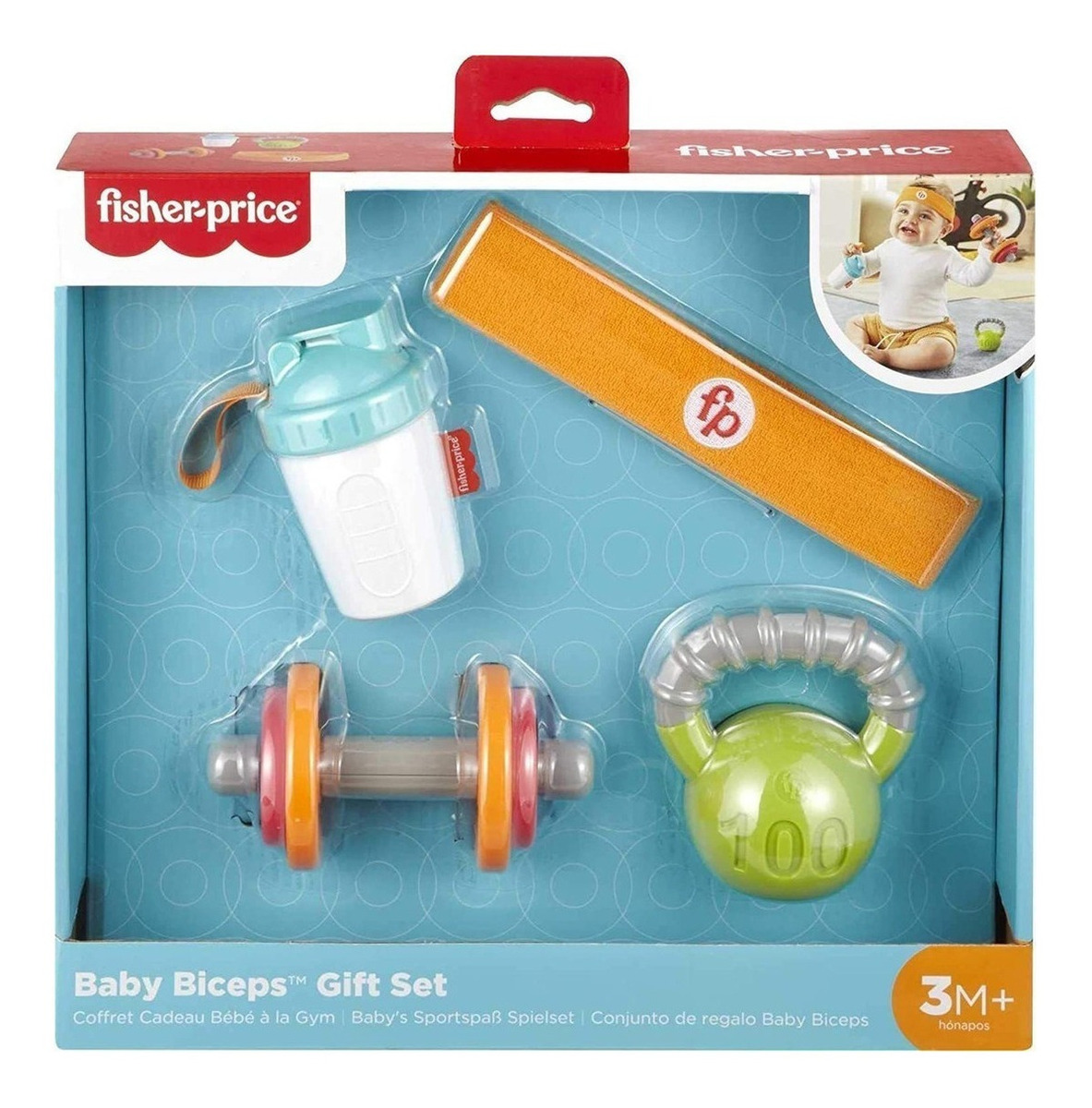 Fisherprice Baby Biceps Gift Set 4 Brinquedos De Beb - Imagem 6