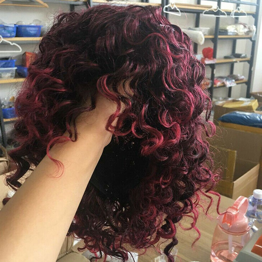 Perucas Sintéticas Afro Kinky Curly Short Wigdiy De Alta Qua - Imagem 8