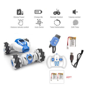 Auto De Acrobacias S-012 Um Controle Remoto C/sensor De Gest