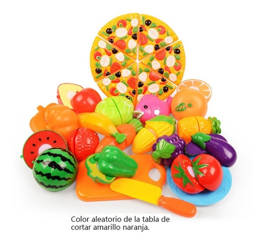 24 Brinquedos De Cozinha Infantis Para Cortar Frutas E Veget - Imagem 2