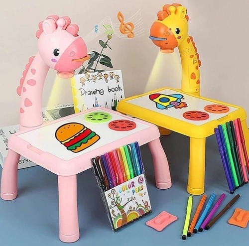 Mesa De Desenho Com Imagens De Projetor Educação Infantil - Imagem 5