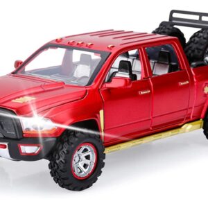 Caminhões De Brinquedo Infantis Ram Trx Metal Com Luz E Som