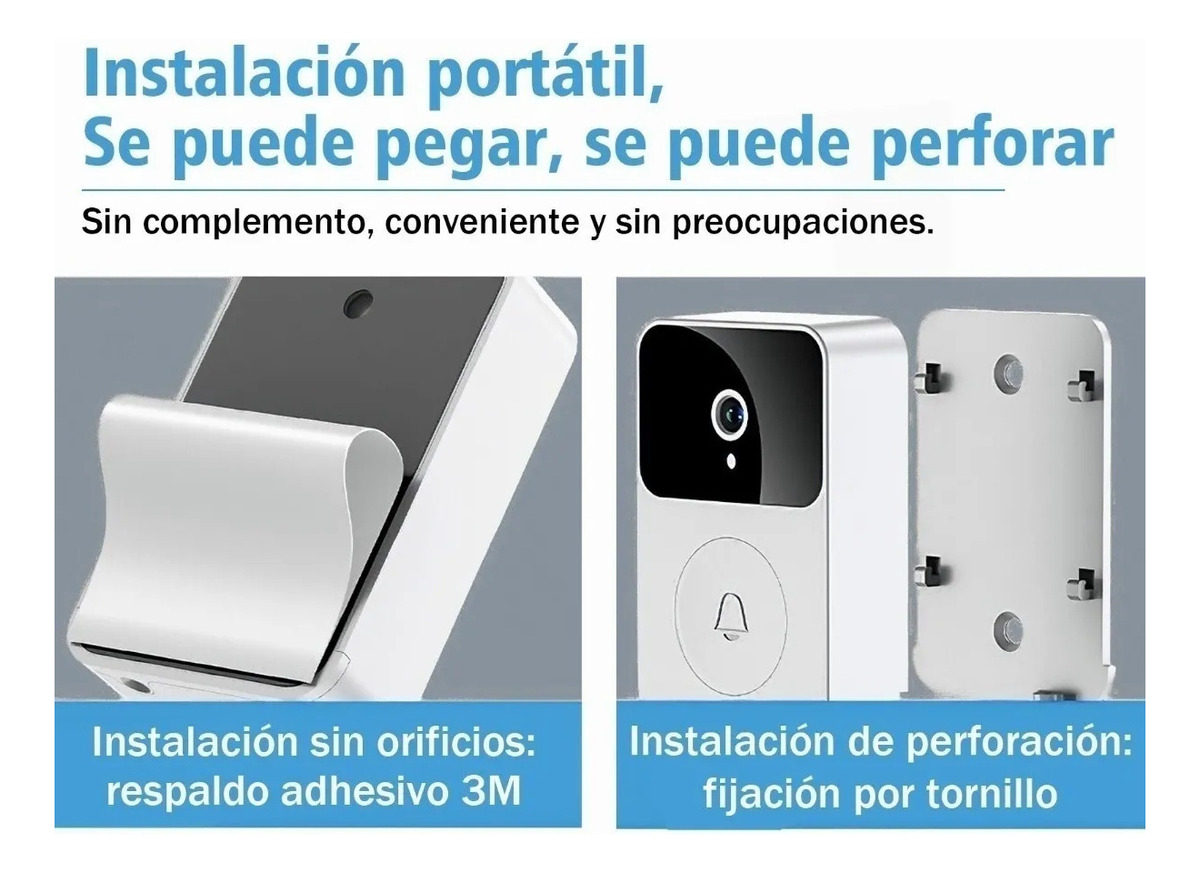 Câmera De Campainha De Vídeo Sem Fio Visual Smart Security - Imagem 6