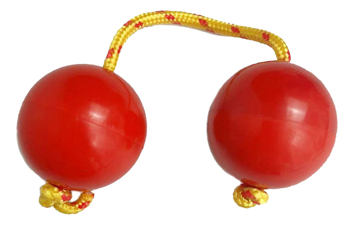 2 Pçs Bola De Musical Tambor Bola Kashaka Instrumento - Imagem 2