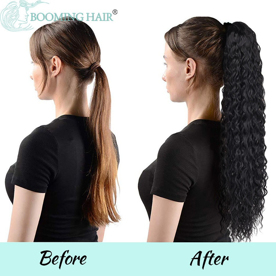 60cm Peruca Longa Cacheada De Cabeça Africana Wig - Imagem 6