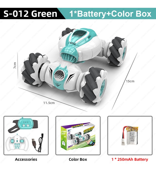 Controle Car Toy 2.4g Gesto Indução Deformação Remoto