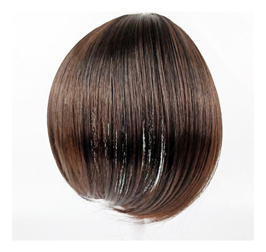 Peruca De Cabelo Curto Clips-on De 25 Cm Para Substituição D - Imagem 4