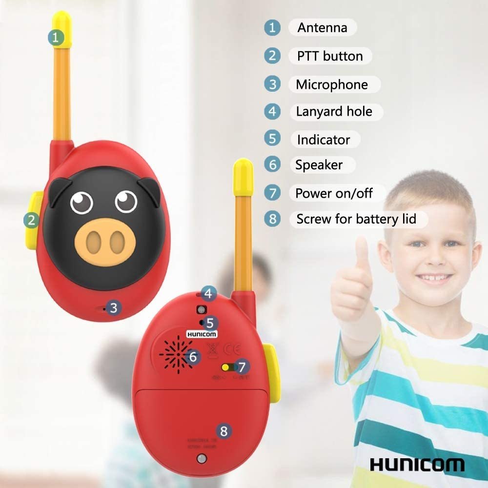 Walkie Talkies Infantis Alcance De 500 Metros 2 Pcs - Imagem 18