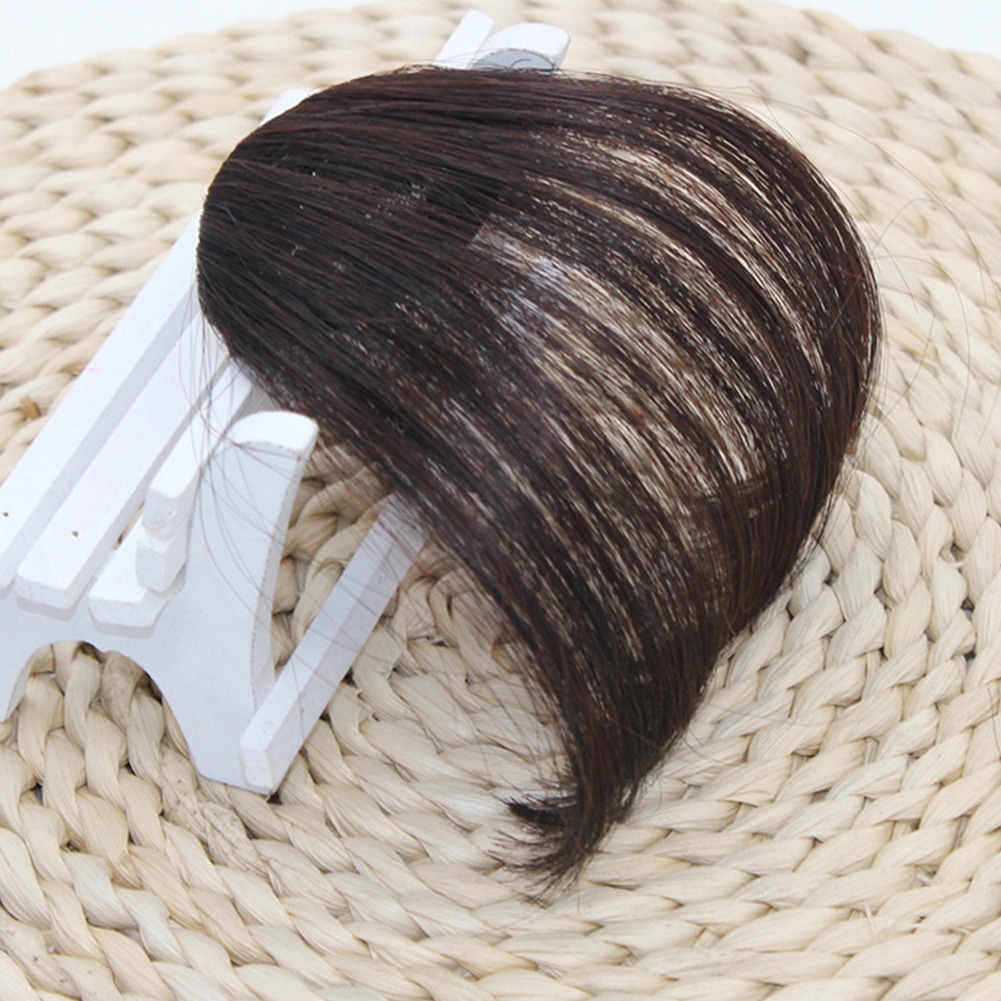 Grampo De Cabelo Falso Feminino Peruca De Extensão De Franja - Imagem 10