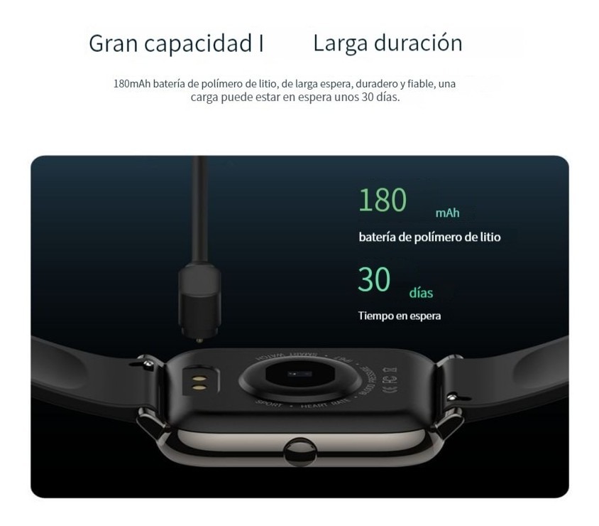 Smartwatch Esportivo De Frequência Cardíaca Bluetoo - Imagem 7
