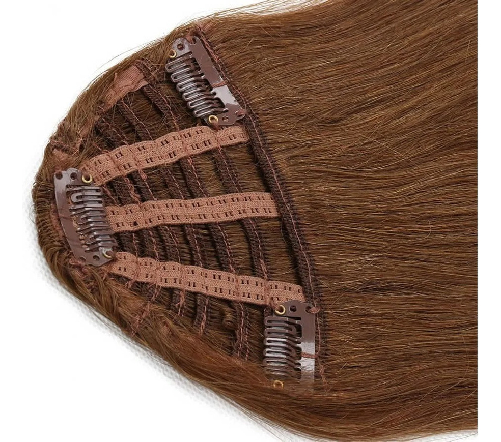 Aplique Tic Tac Franja 100% Cabelo Humano Virgem Liso 2unds - Imagem 26