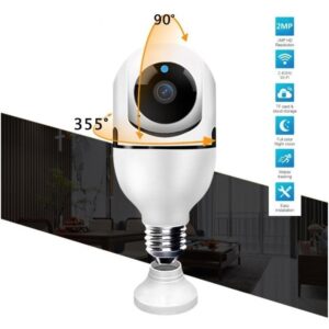 Câmera Lampada Espia Câmera Intelbras Câmera Wifi Externa