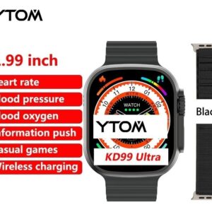 2 Peças De Relógio Kd99 Ultra Smart Série 8 Smartwatch Bt Ca