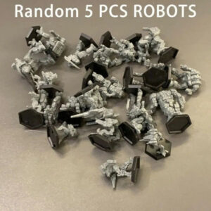 5 Unidades Aleatórias De Battletech Mech Warriors Robôs Lege