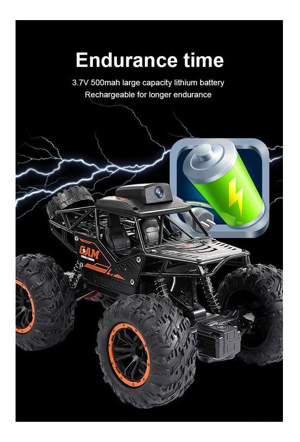 Carrinho Controle Remoto Rock Crawler Off Road Câmara Hd - Imagem 9