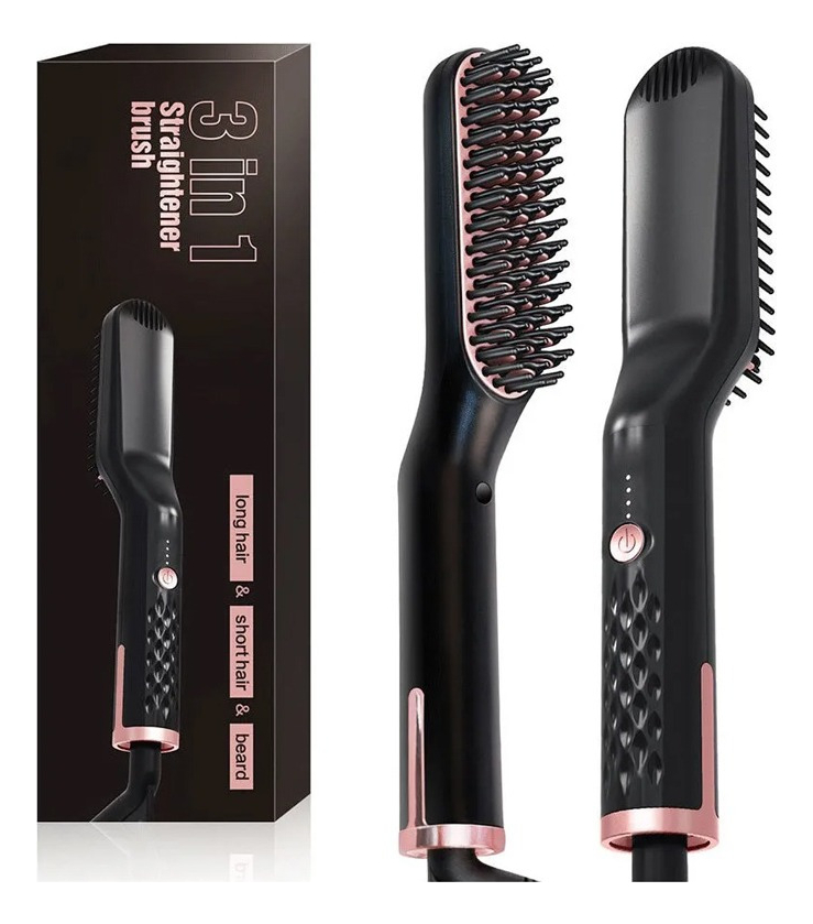 Chapinha Pente Alisador De Cabelo E Barba Masculino