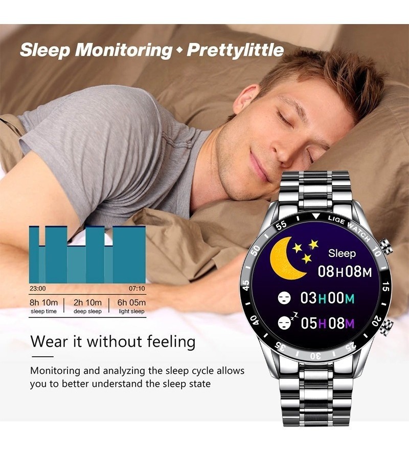 Smartwatch Casual Masculino À Prova De Água - Imagem 13