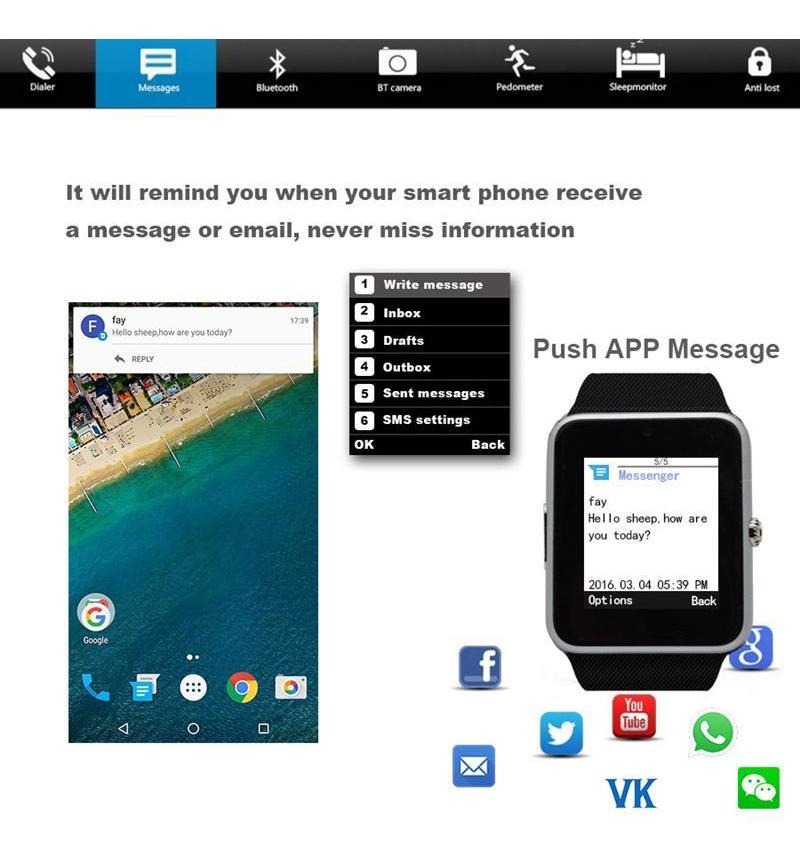 Modelo De Smartwatch Smartwatch Gt08 - Imagem 10