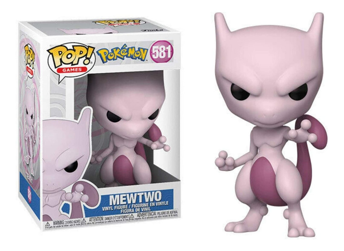 Funko Pop! Jogos: Pokémon - Boneco Vinil Mewtwo - Imagem 3