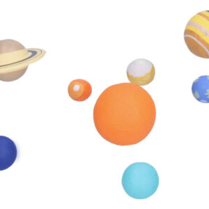 9pcs Sistema Solar Modelo De Ensino Planeta Modelo Astronomi