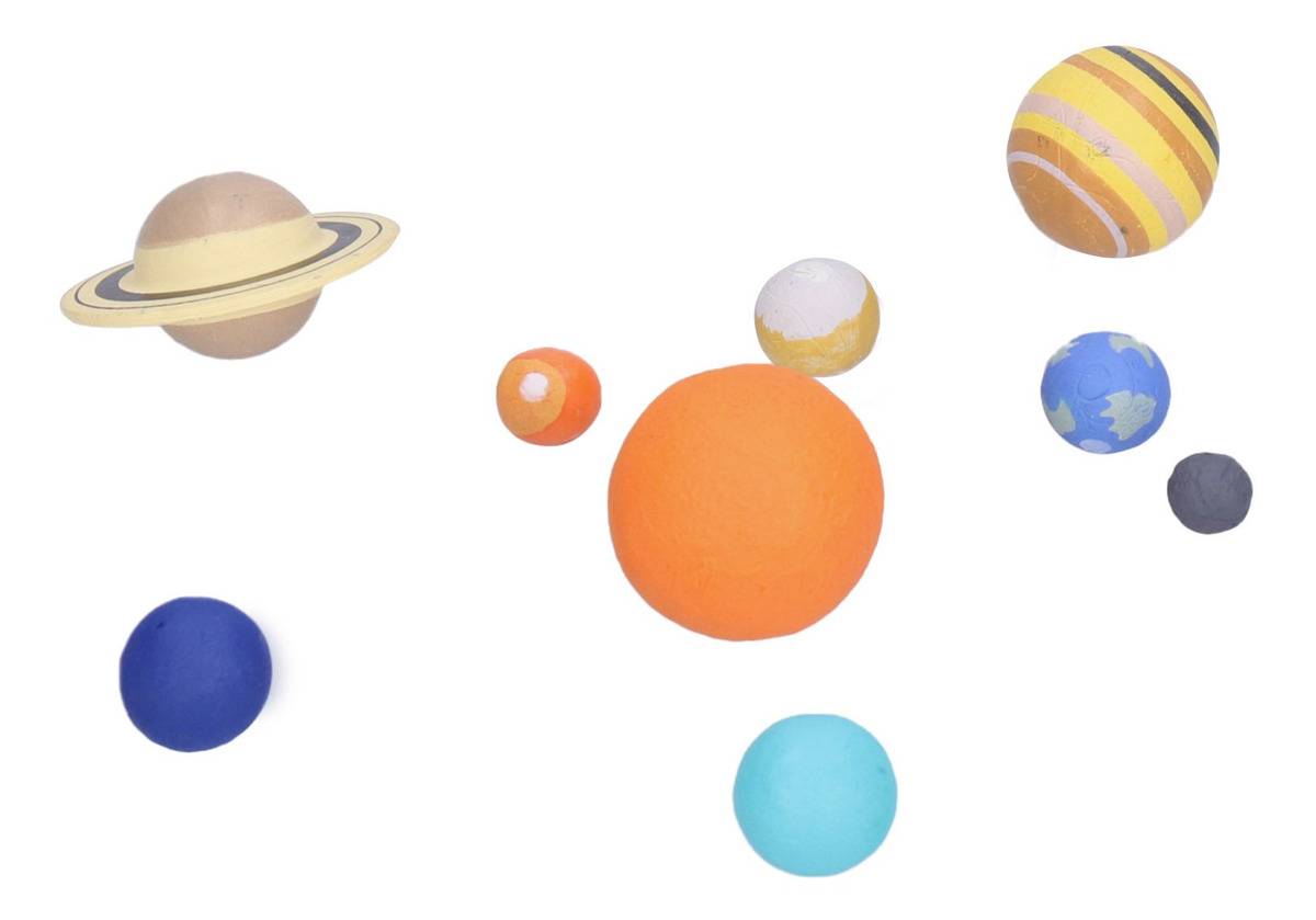9pcs Sistema Solar Modelo De Ensino Planeta Modelo Astronomi