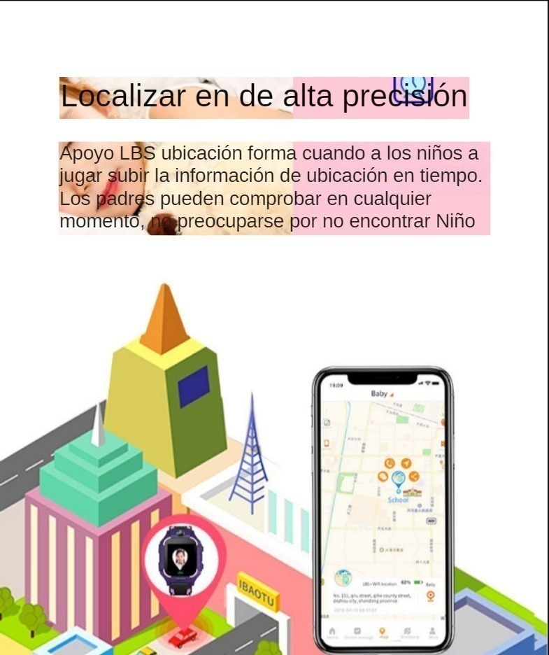 Smartwatch Infantil Com Câmera Rotativa Permeável - Imagem 6
