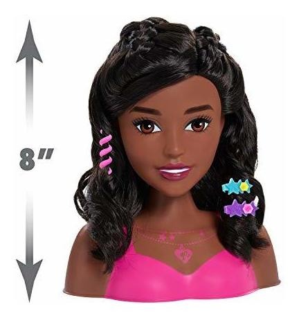 Barbie Fashionistas 8 Polegadas Styling Head Cabelo Preto 20 - Imagem 9