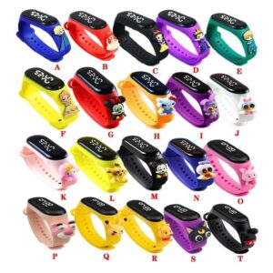 40piezas Reloj Infantil Led Pulsera Dibujos Animados Regalo