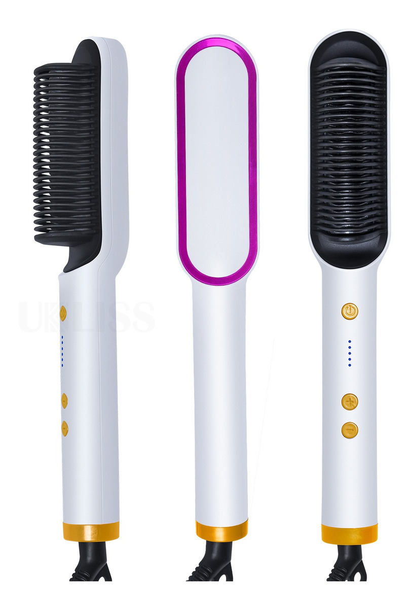 Escova De Alisamento De Cabelo Elétrica Profissional - Imagem 13