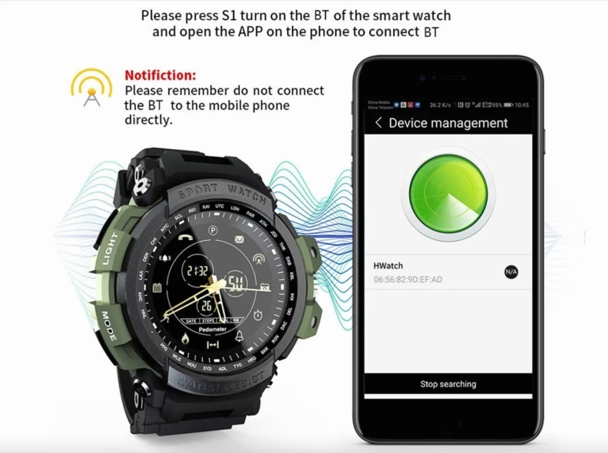 Mk28 Smartwatch 1,14 Polegadas Tela 5atm Anti-penet - Imagem 8