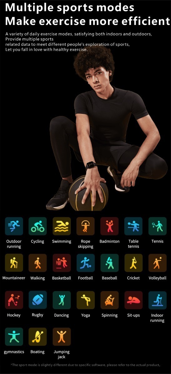 Sport Bluetooth Smartwatch Homens Mulheres Relógio De Temper - Imagem 25