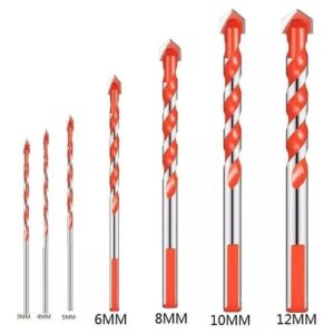 Brocas De Perfuração Do Furo De Vidro Multifuncional 7 Peças