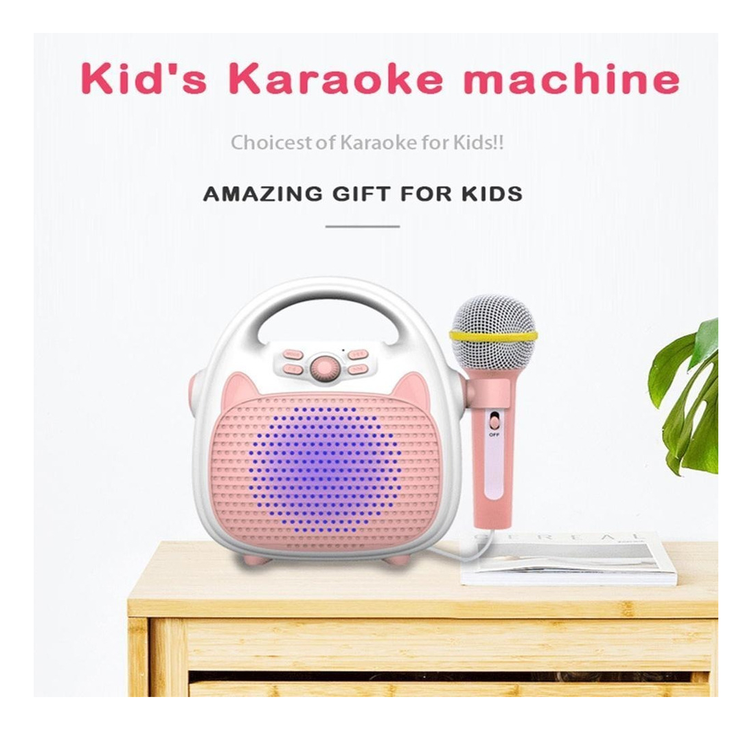 Caixa De Som De Música Infantil Com Música De Microfone - Imagem 3