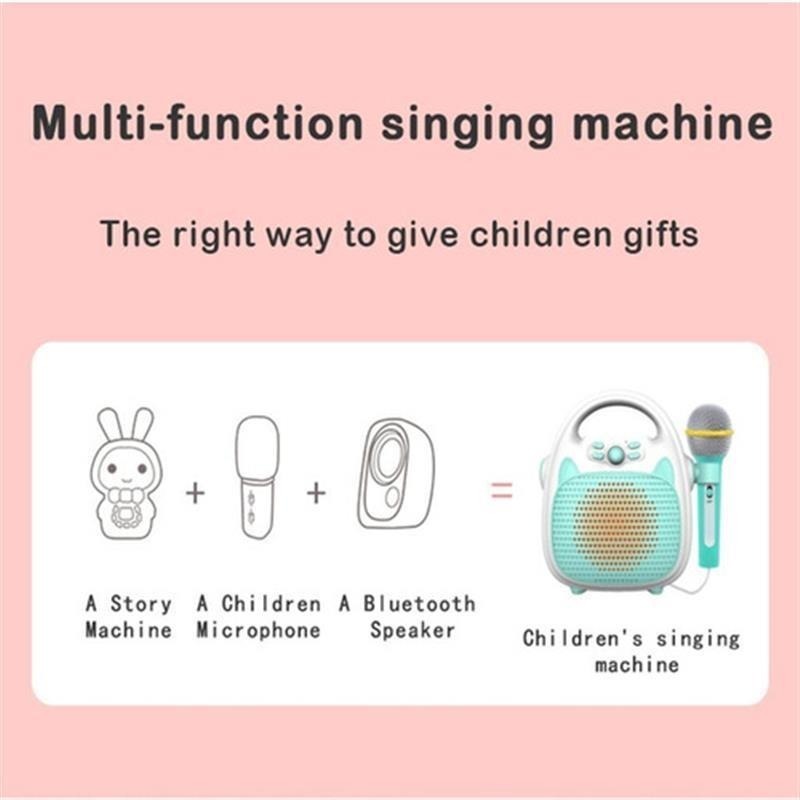 Máquina De Karaokê Para Crianças Brinquedos Cantantes - Imagem 9
