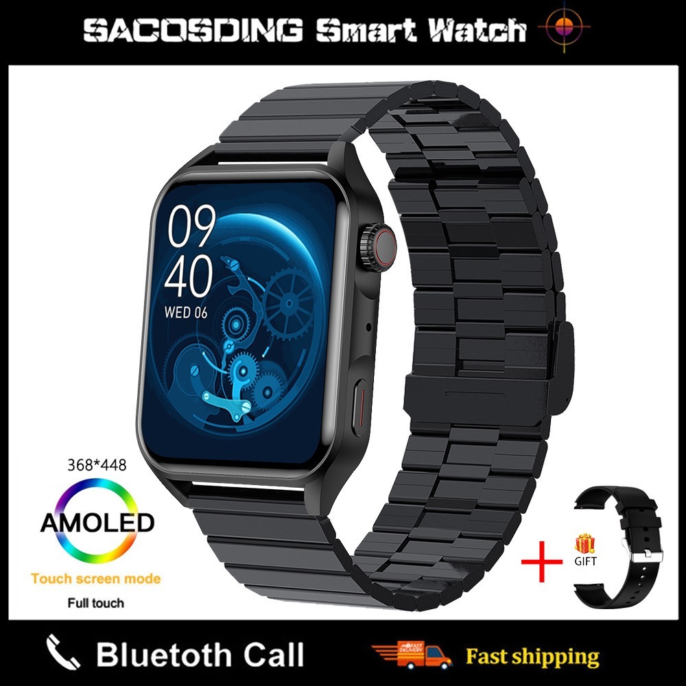 Relógio Inteligente Amoled Nfc Bluetooth Chamada Homem - Imagem 44