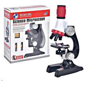 Kit De Microscópio Infantil Para Ciência De Brinquedos