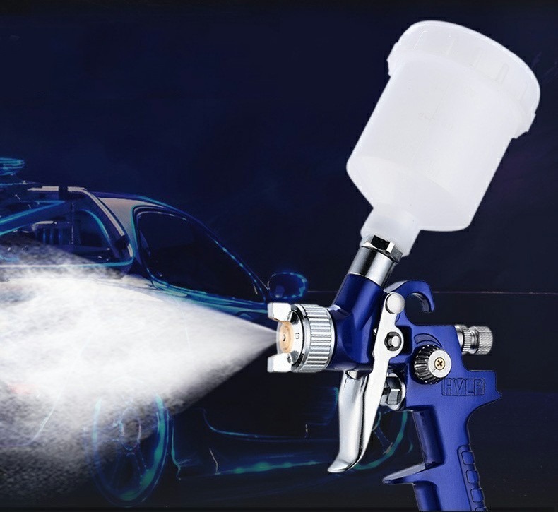 Pistola Pintura Profissional Automotiva 125ml Bicos 0.8mm - Imagem 2