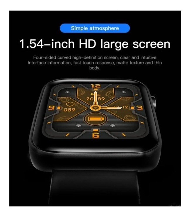 Smartwatch T68 Smart Watch Fitness Pressão De Oxigênio - Imagem 4