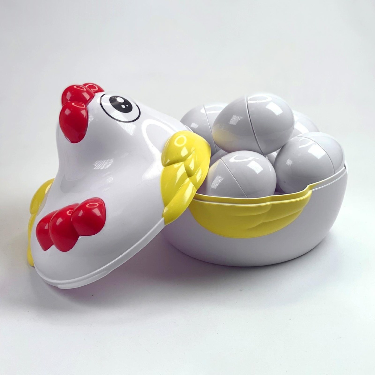 12 Peças Montessori Combinando Ovos Brinquedo Frango - Imagem 9