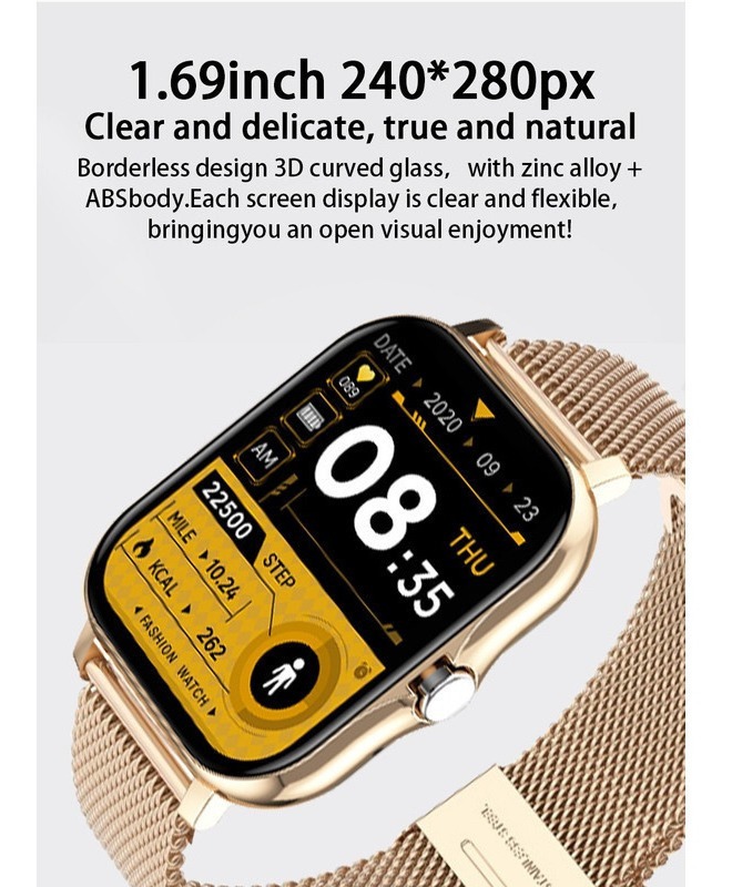 Smartwatch À Prova D'água Para Mulheres Relógio Esportivo - Imagem 6