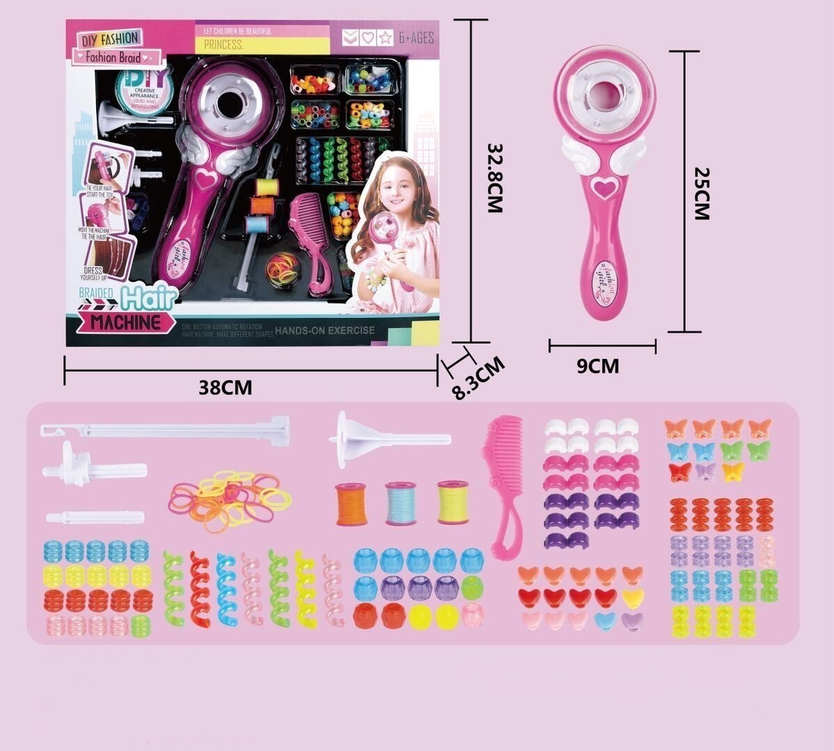 Trança De Cabelo Elétrica Automática Para Meninas Diy. - Imagem 2
