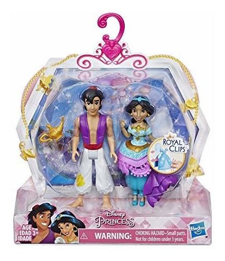 Disney Princesa Jasmine Aladdin 2 Bonecas Royal Clips Moda - Imagem 2